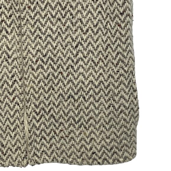 Branigan Weavers Womens Size Medium 100% Wool Vest Zip Up Irish Wool - Picture 5 of 10